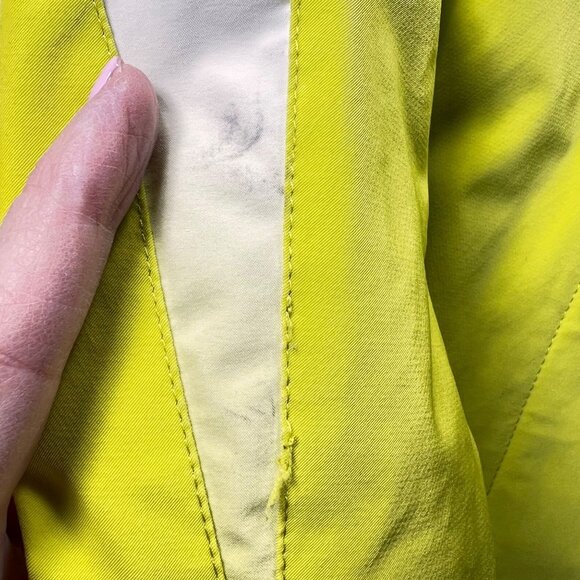 Descente Womens Hi-Viz Yellow Ski Jacket Coat 6 Hood Titan Thermo D1-9622 Snow - Picture 7 of 16